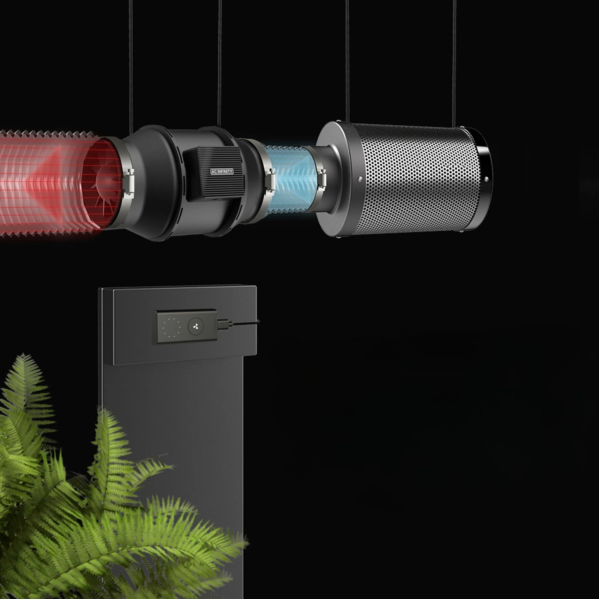 AC Infinity 4" Pro Air Filtration Kit System - Image 3