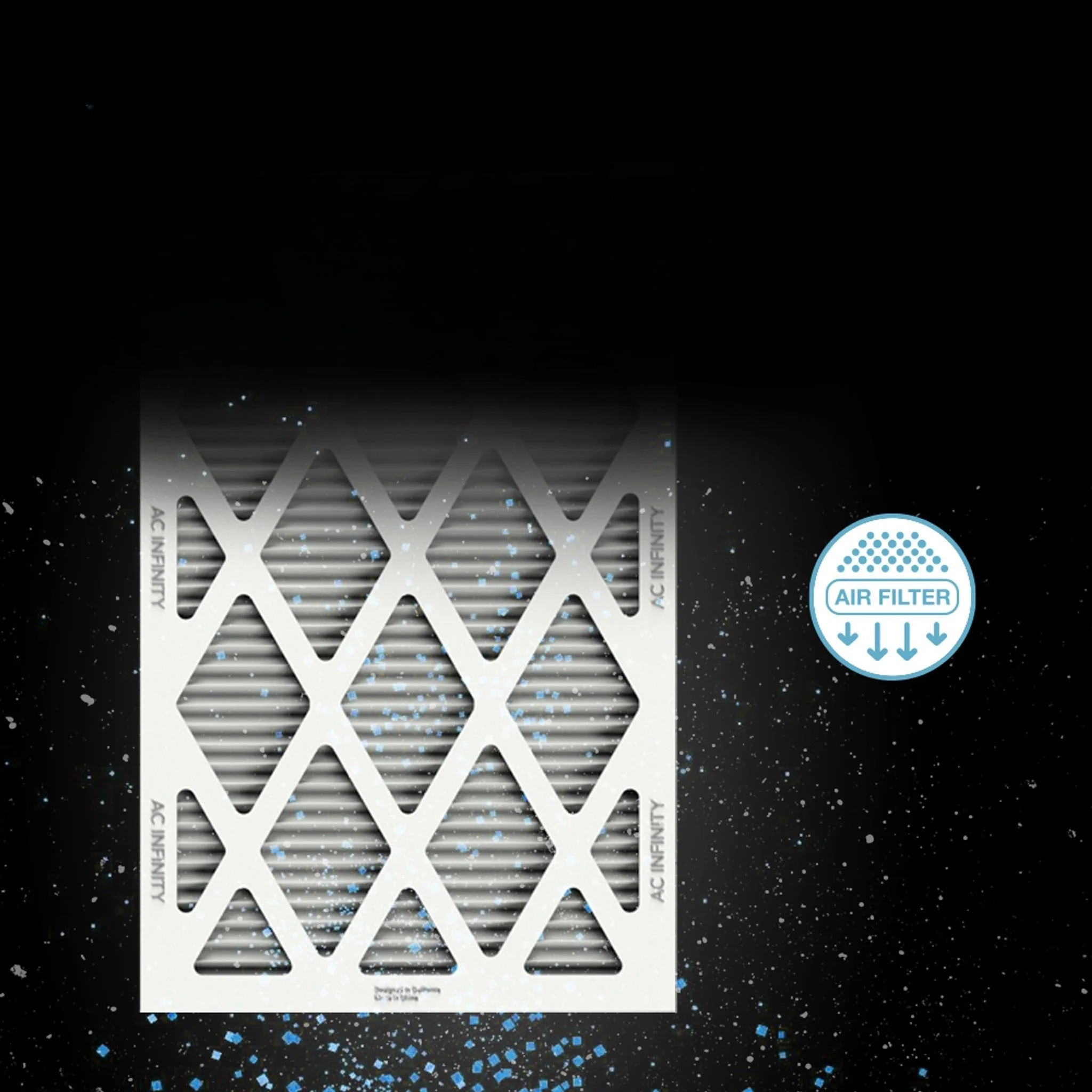 AC Infinity 8" High Efficacy Air Filter Box - Image 2