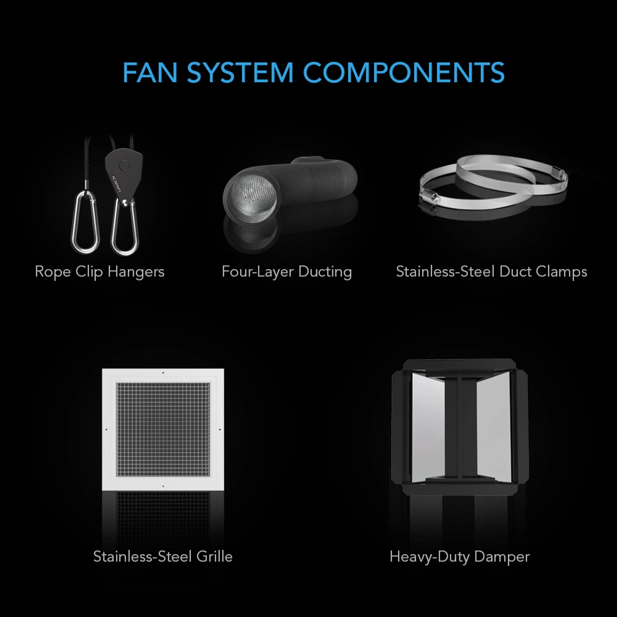 AC Infinity Cloudway T12 Whole House Exhaust Fan 1600 CFM - Image 5