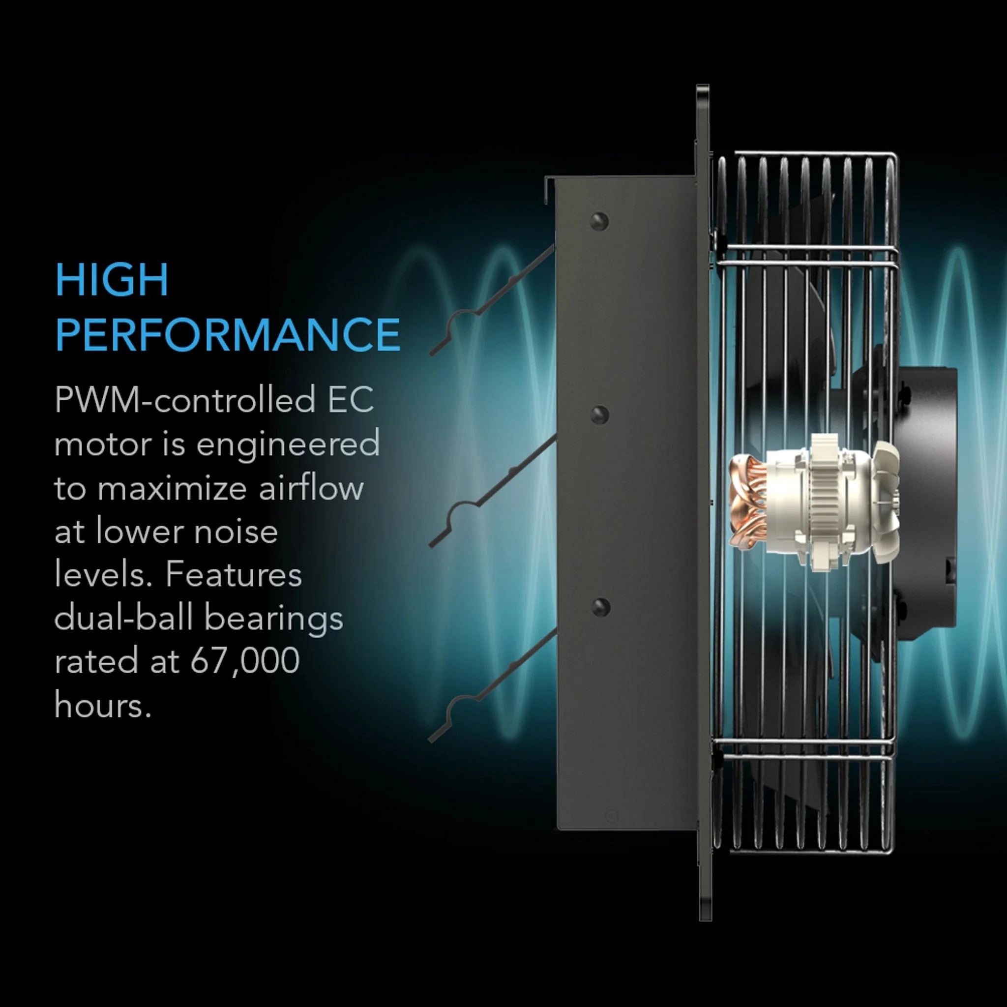 AC Infinity Airlift T16 Shutter Exhaust Ventilation Fan - Image 4