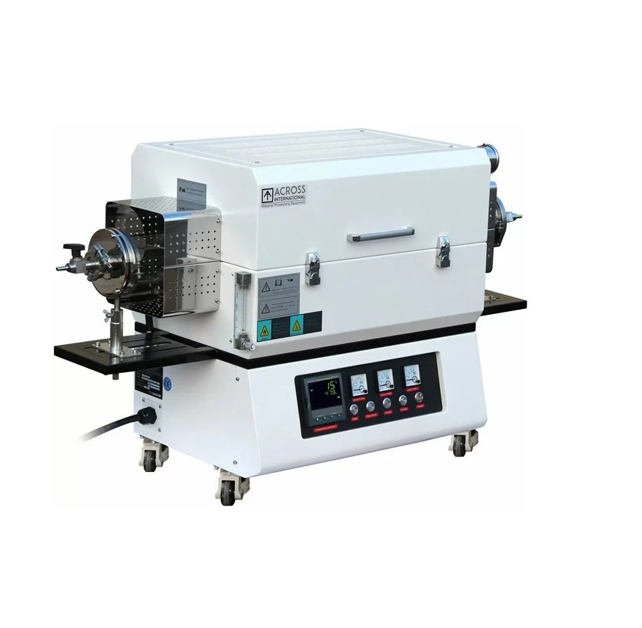 Across International 1200C 1-Zone 50mm OD Top-Open Tube Furnace With Quartz Tube - Image 3
