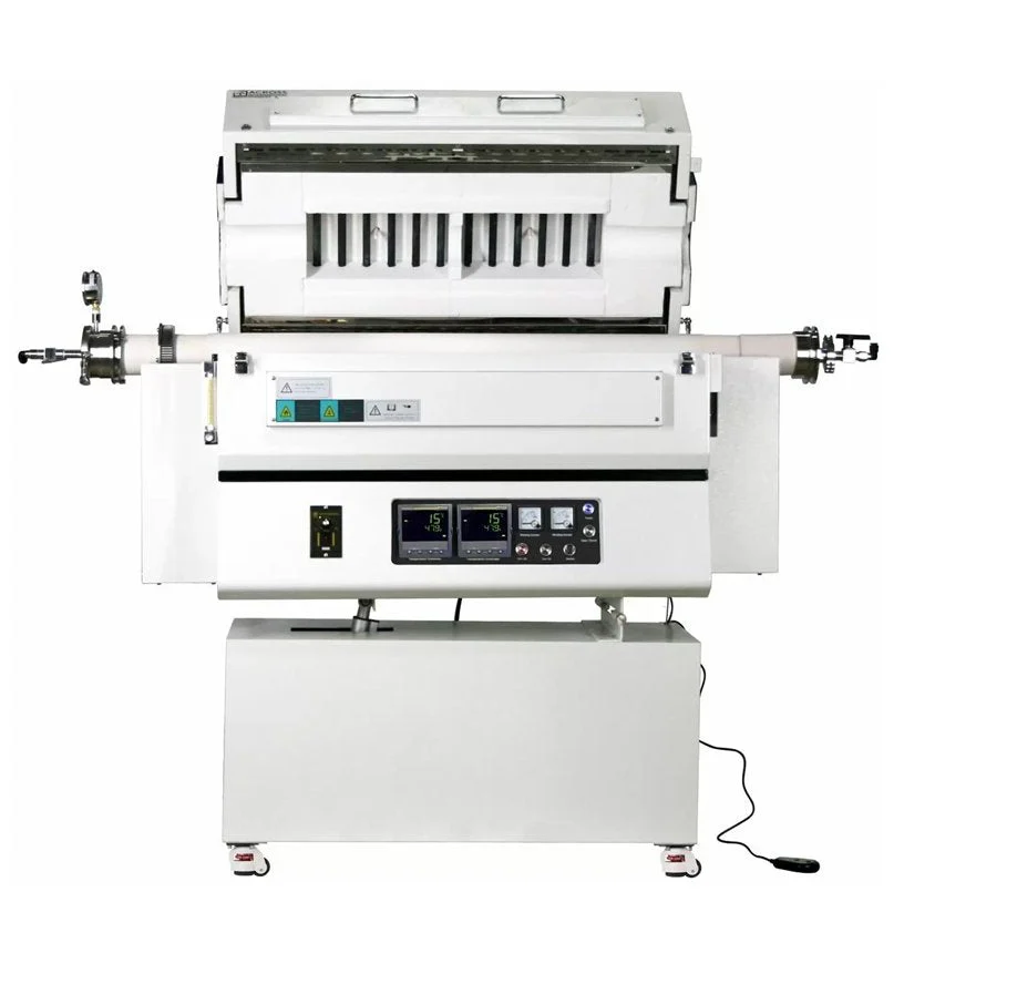 Across International 1500C 80mm OD 1-3 Zone Rotary & Tilting Top-Open Tube Furnace - Image 2