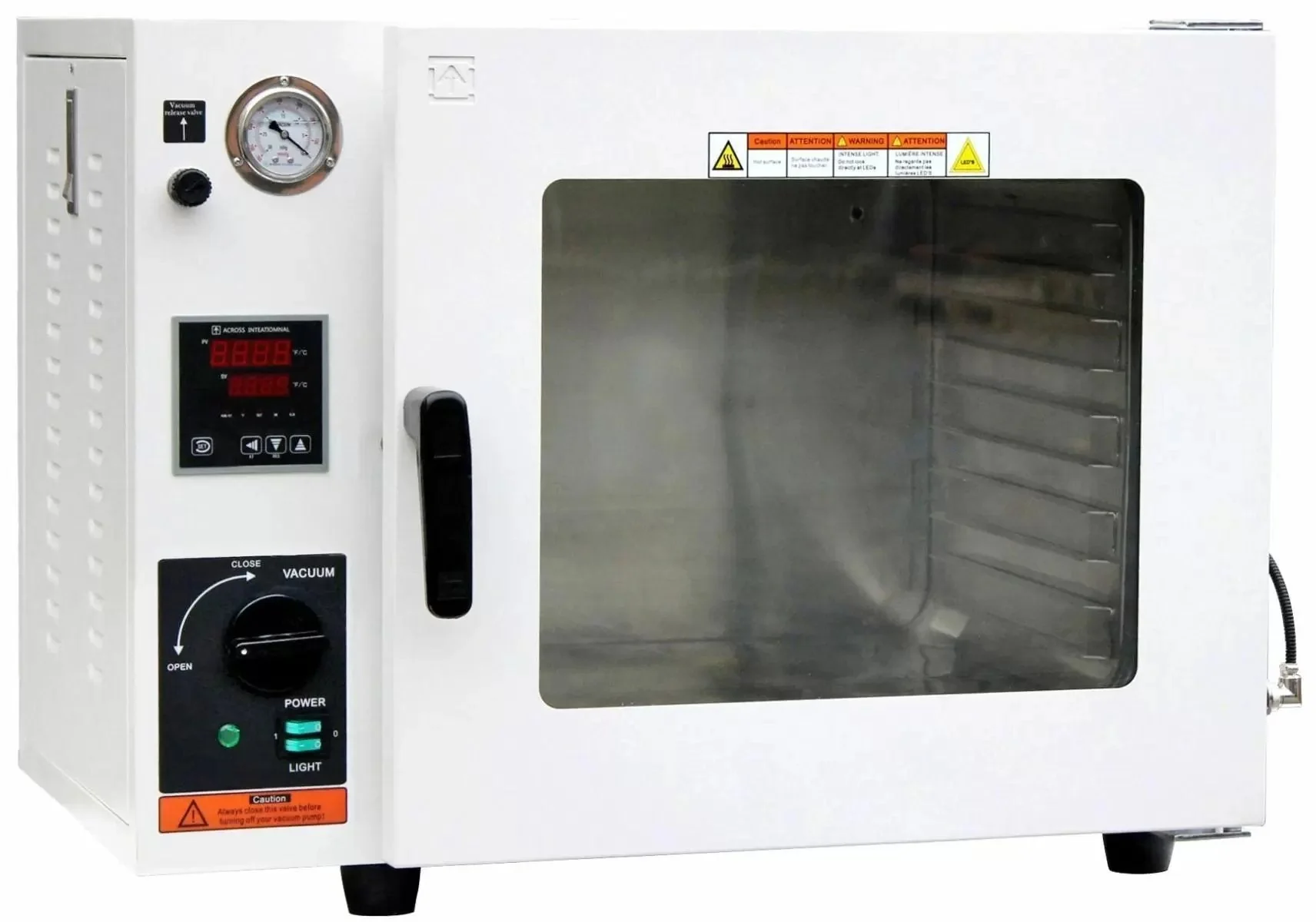 Across International ECO 150C 1.9 Cu Ft Vacuum Drying Oven With LED Lights - Image 3