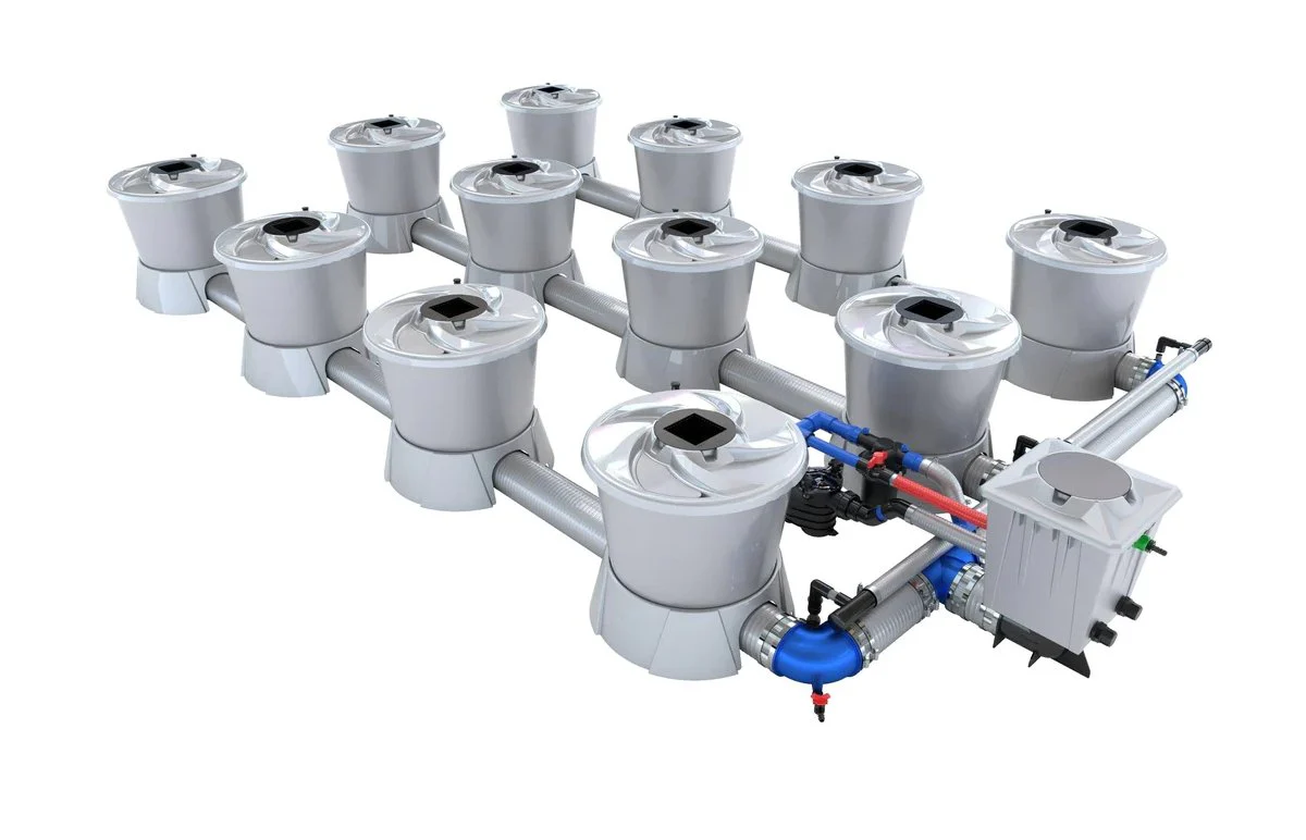 Alien Hydroponics V-System 12 Pot 3 Row Kit - Image 3