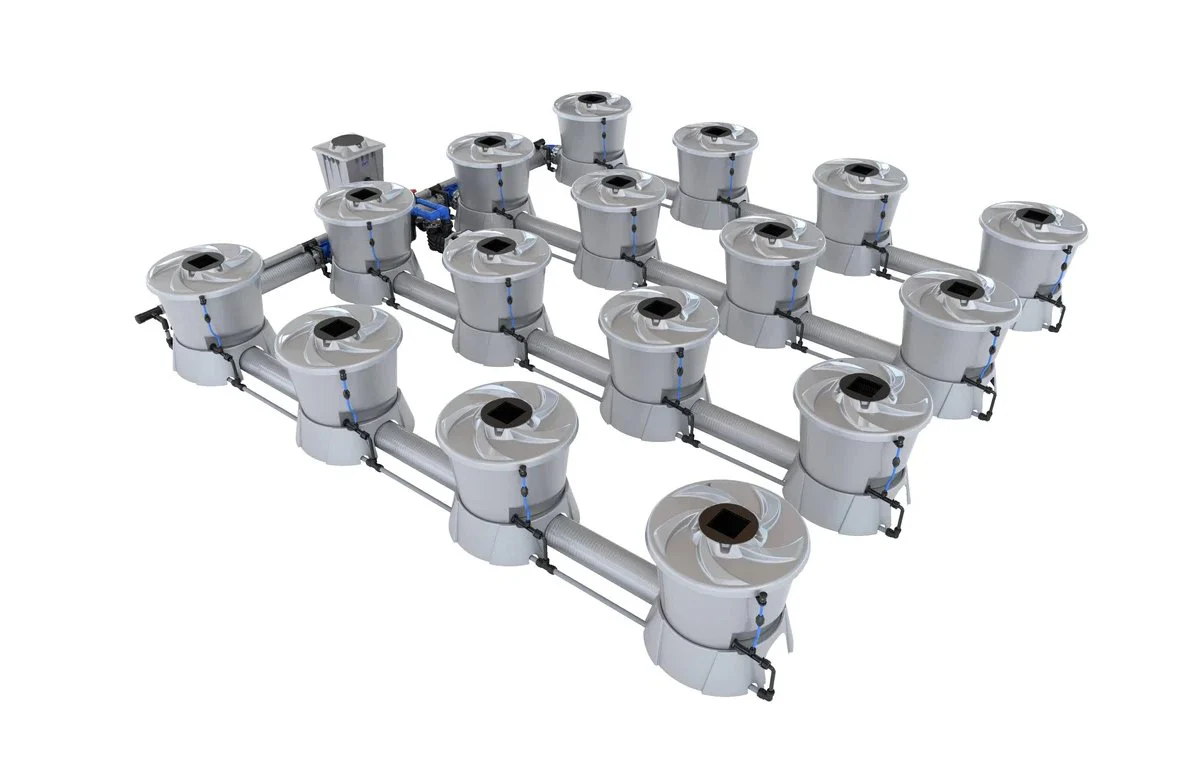 Alien Hydroponics V-System 16 Pot 4 Row Kit - Image 3