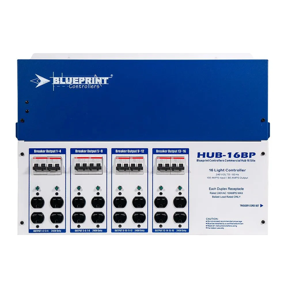 Blueprint BP 16-Light Controller 240V w/ trigger 4 breakers