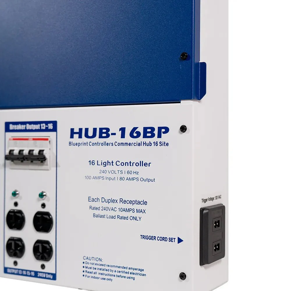 Blueprint BP 16-Light Controller 240V w/ trigger 4 breakers - Image 2
