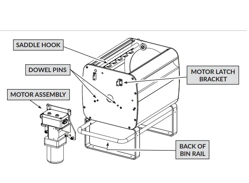 Twister Technologies Bracket, Motor Latch, Batchone Go
