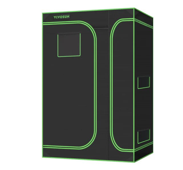 Vivosun 2-in-1 Mylar Grow Tent 5x4 with Multi-Chamber,  60" x 48" x 80"