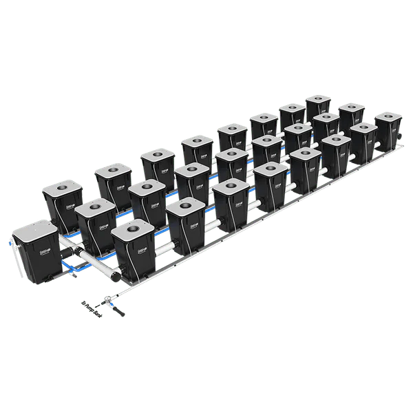 Current Culture H2O Under Current RDWC Hydroponic System - 13 Gallon, 30" Spacing - Image 4