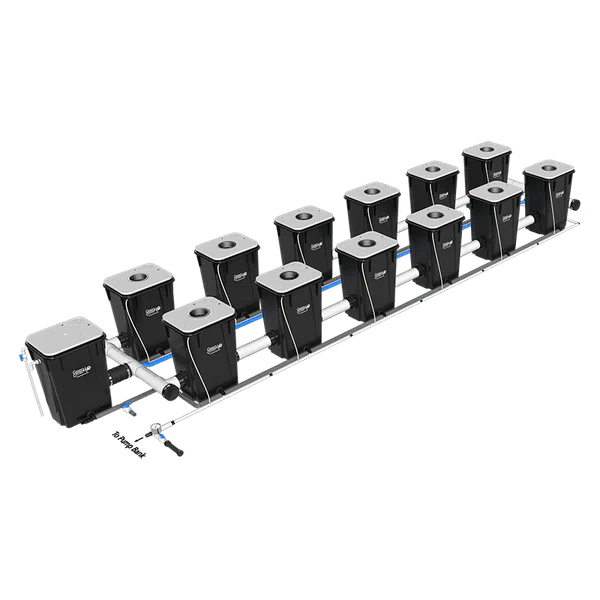 Current Culture H2O Under Current RDWC Hydroponic System - 13 Gallon, 30" Spacing - Image 9