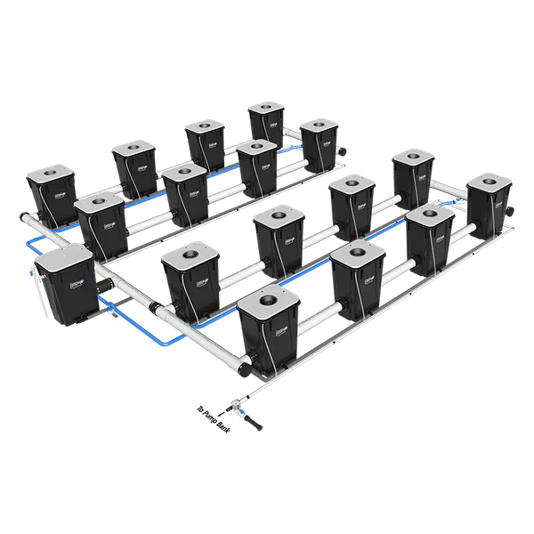 Current Culture H2O Under Current RDWC Hydroponic System - 13 Gallon, 40" Spacing - Image 3