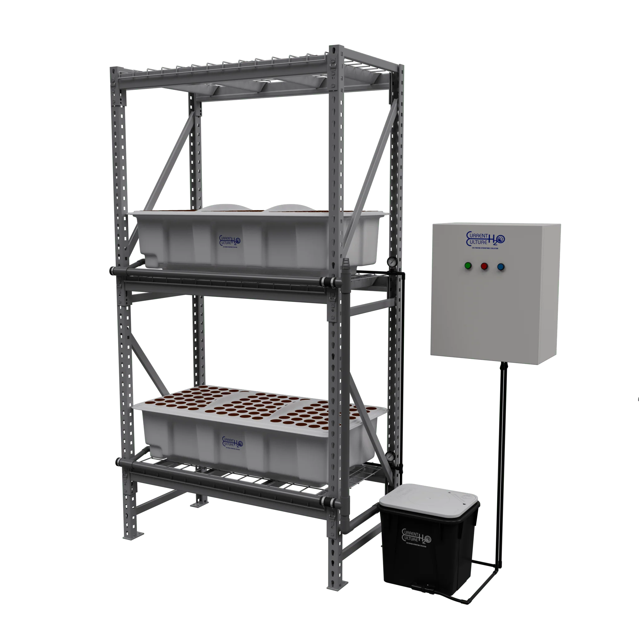 Current Culture High Pressure Aeroponic Propagation Systems (HPA) - Medialess Hydroponic Systems (With Rack)