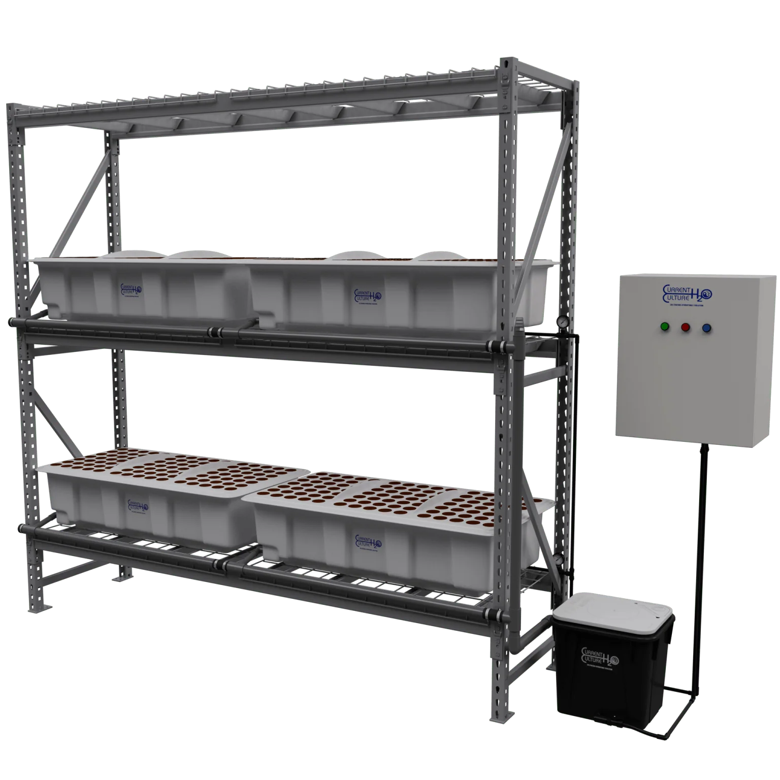 Current Culture High Pressure Aeroponic Propagation Systems (HPA) - Medialess Hydroponic Systems (With Rack) - Image 2