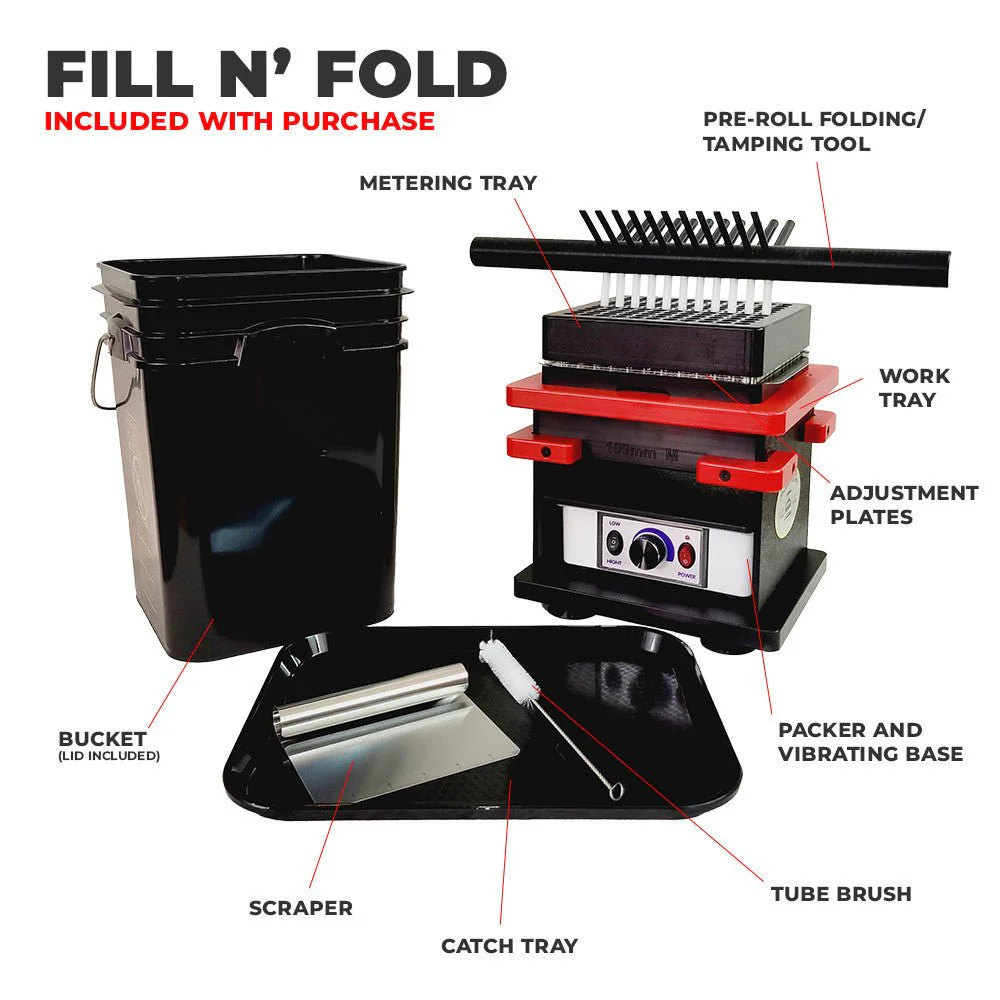 Custom Cones Preroll Press - Fill N' Fold - Single Package - Image 9