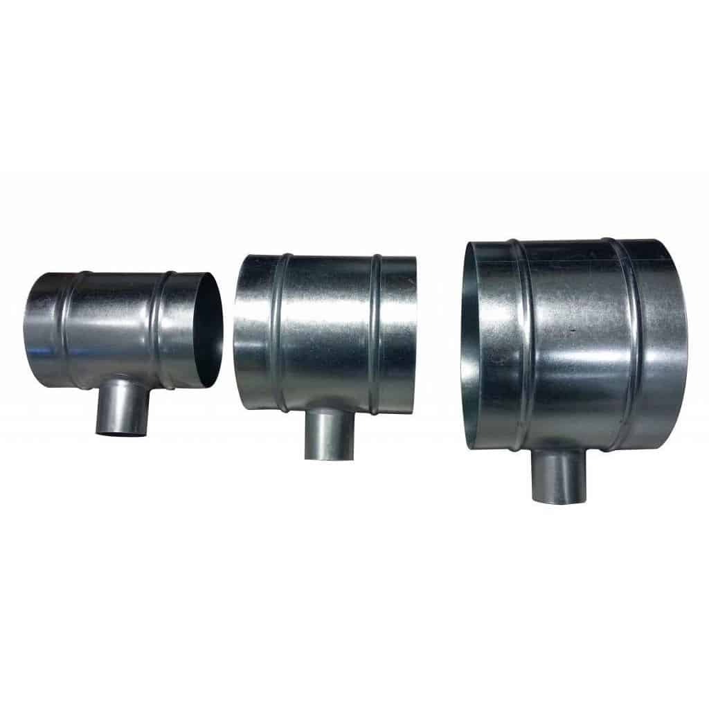 Dimlux T-Piece for Ducting Connection