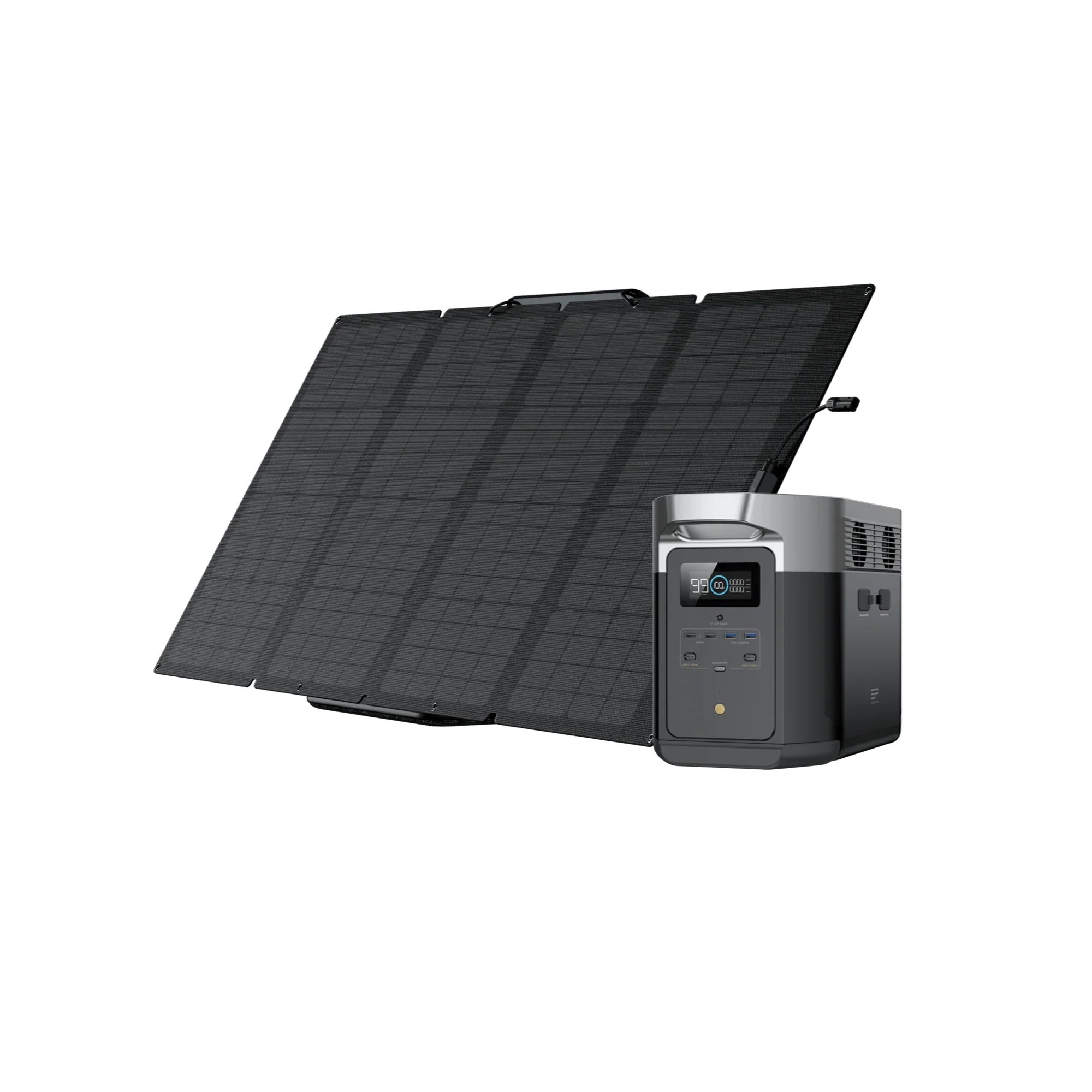 EcoFlow DELTA Max Portable Solar Generator + Free 160W Solar Panel