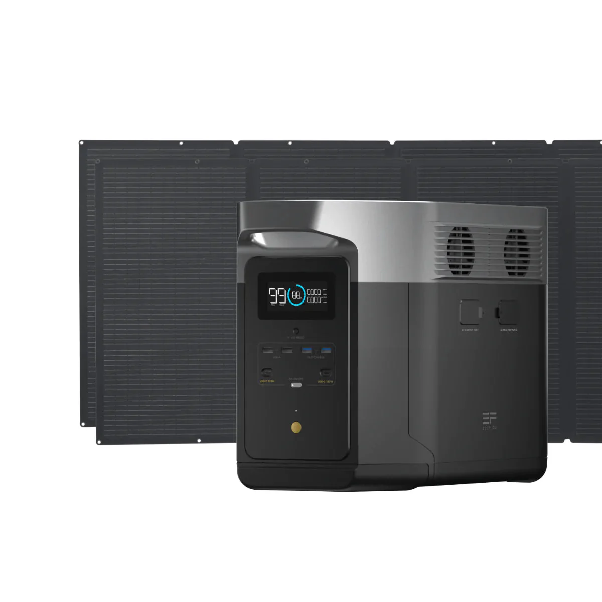 EcoFlow DELTA Max Portable Solar Generator + Free 400W Solar Panel - Image 2