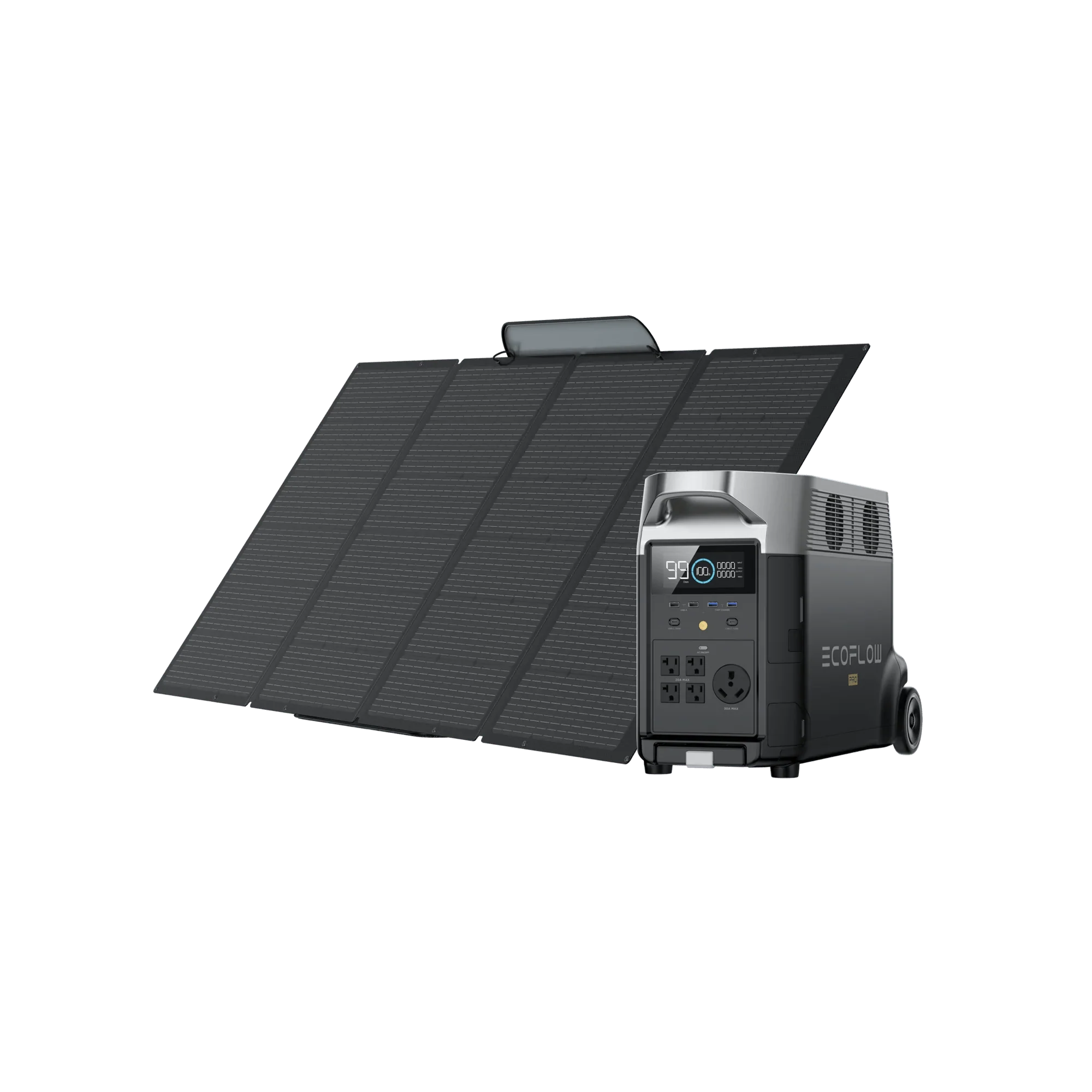 EcoFlow DELTA Pro Portable Solar Generator + Free 400W Solar Panel