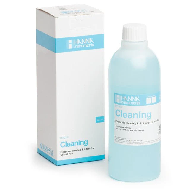 HANNA GroLine Electrode Cleaning Solution for Oil and Fats (500 mL)