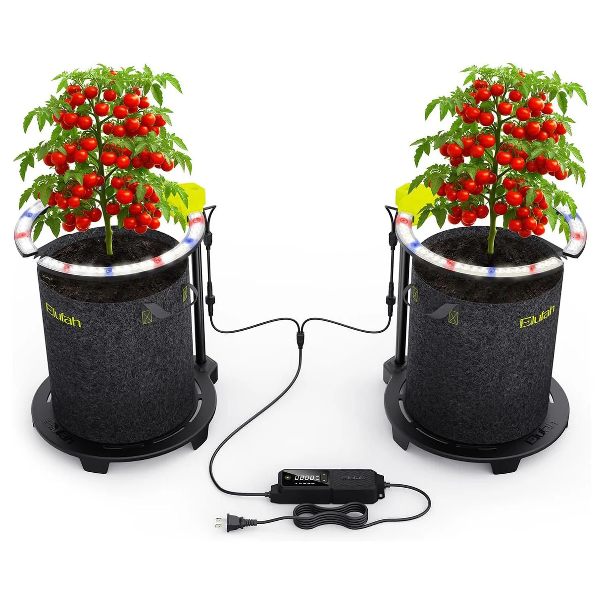 Elufah Saturn480 48 Watt Under Canopy LED Grow Light | 2 Ring Lights