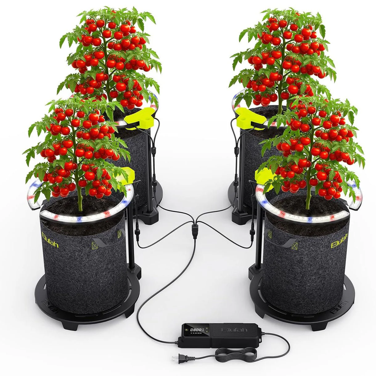 Elufah Saturn960 96 Watt Under Canopy LED Grow Light | 4 Ring Lights
