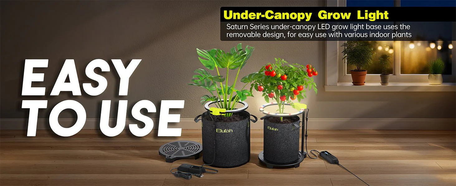 Elufah Saturn960 96 Watt Under Canopy LED Grow Light | 4 Ring Lights - Image 10
