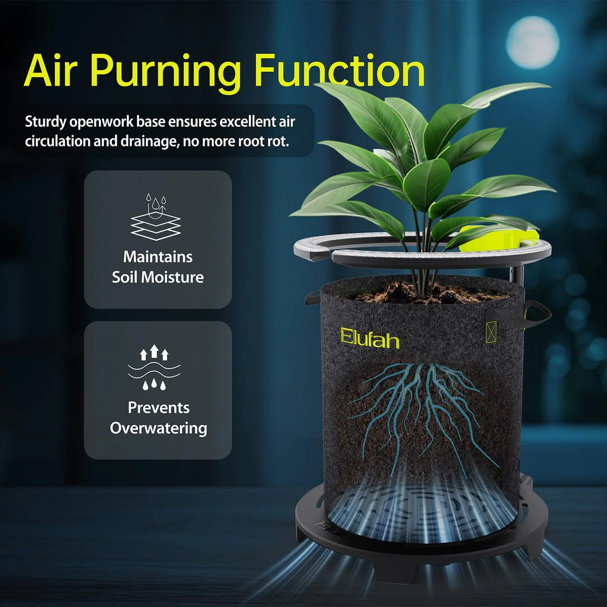 Elufah Saturn960 96 Watt Under Canopy LED Grow Light | 4 Ring Lights - Image 8