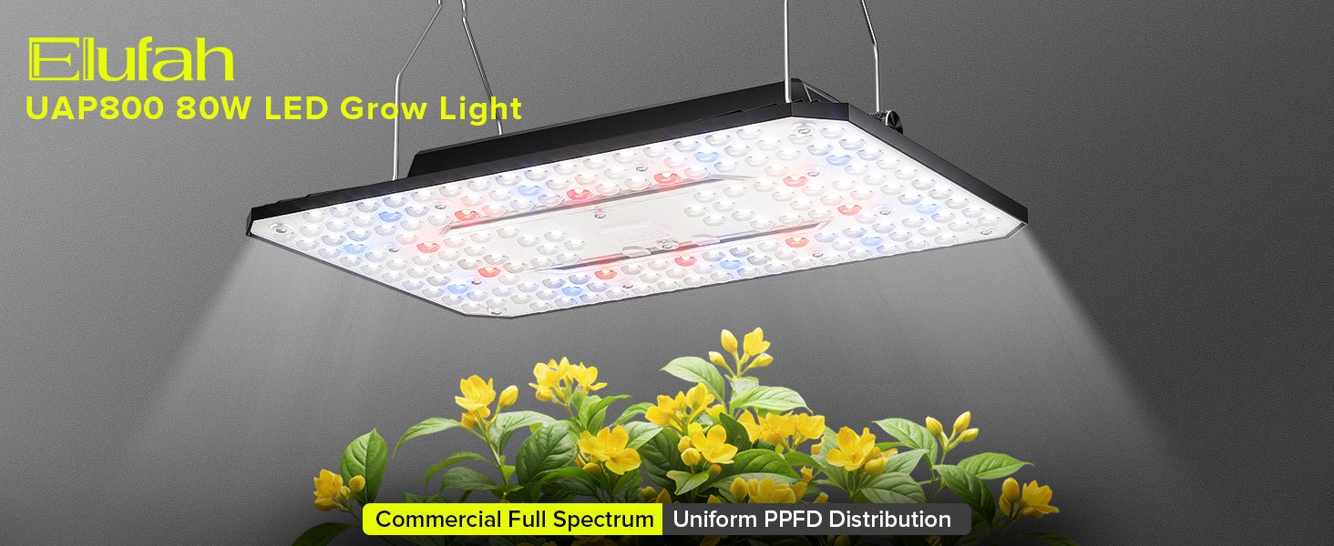 Elufah UAP800 80 Watt LED Grow Light, Commercial Full Spectrum - Image 10
