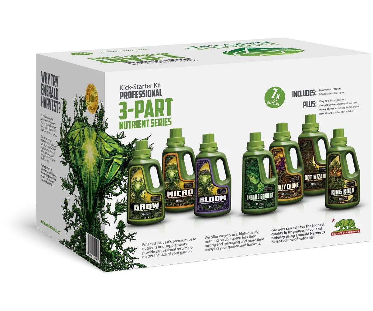Emerald Harvest Kick-Starter Kit 3-Part Base, 1 qt - Image 3