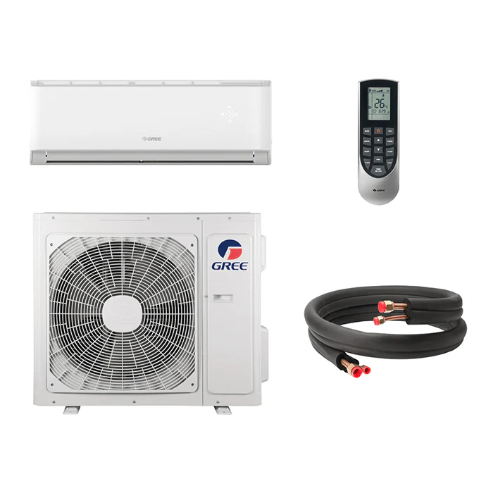 GREE LIVO Gen3 12,000 BTU Mini Split Air Conditioner With Heat Pump & 25 Foot Line Set, 208-230 Volt