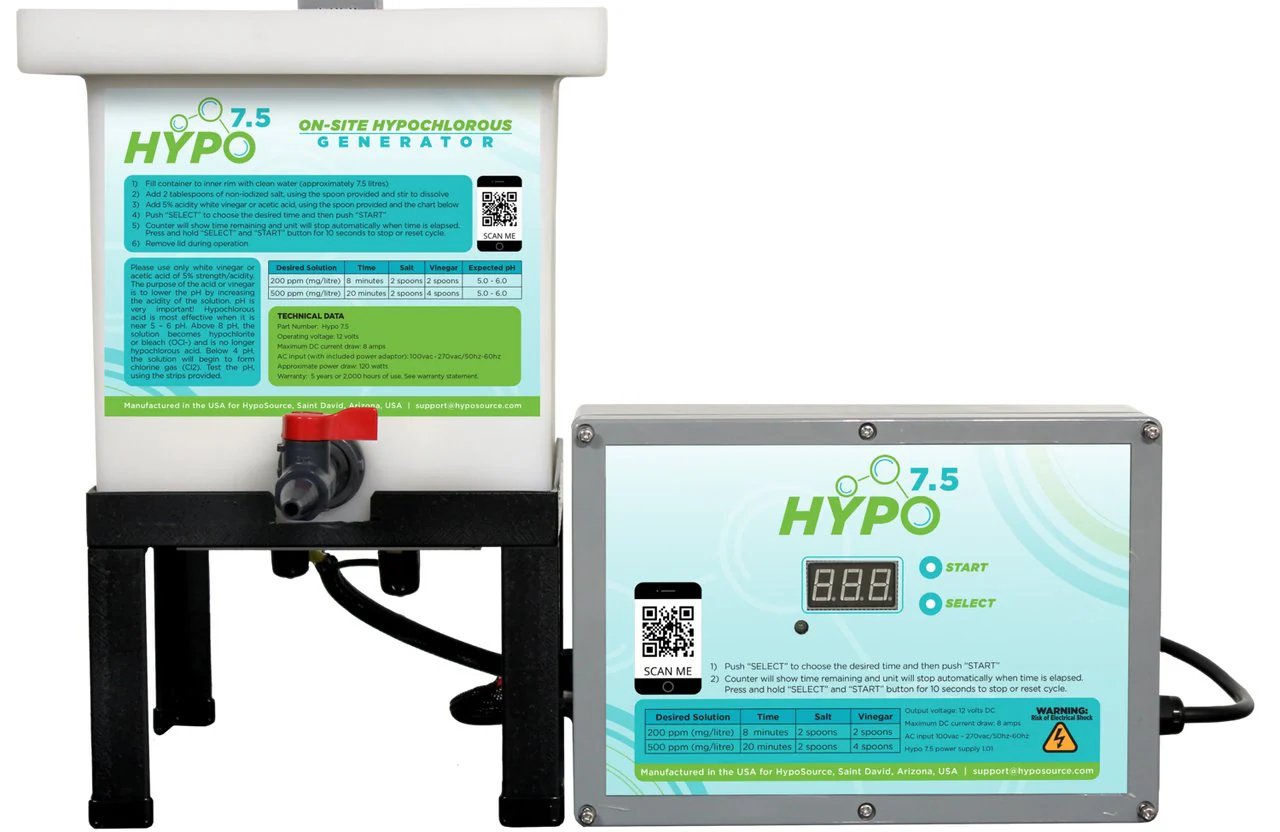 Hypo 7.5 Hypochlorous Acid Generator