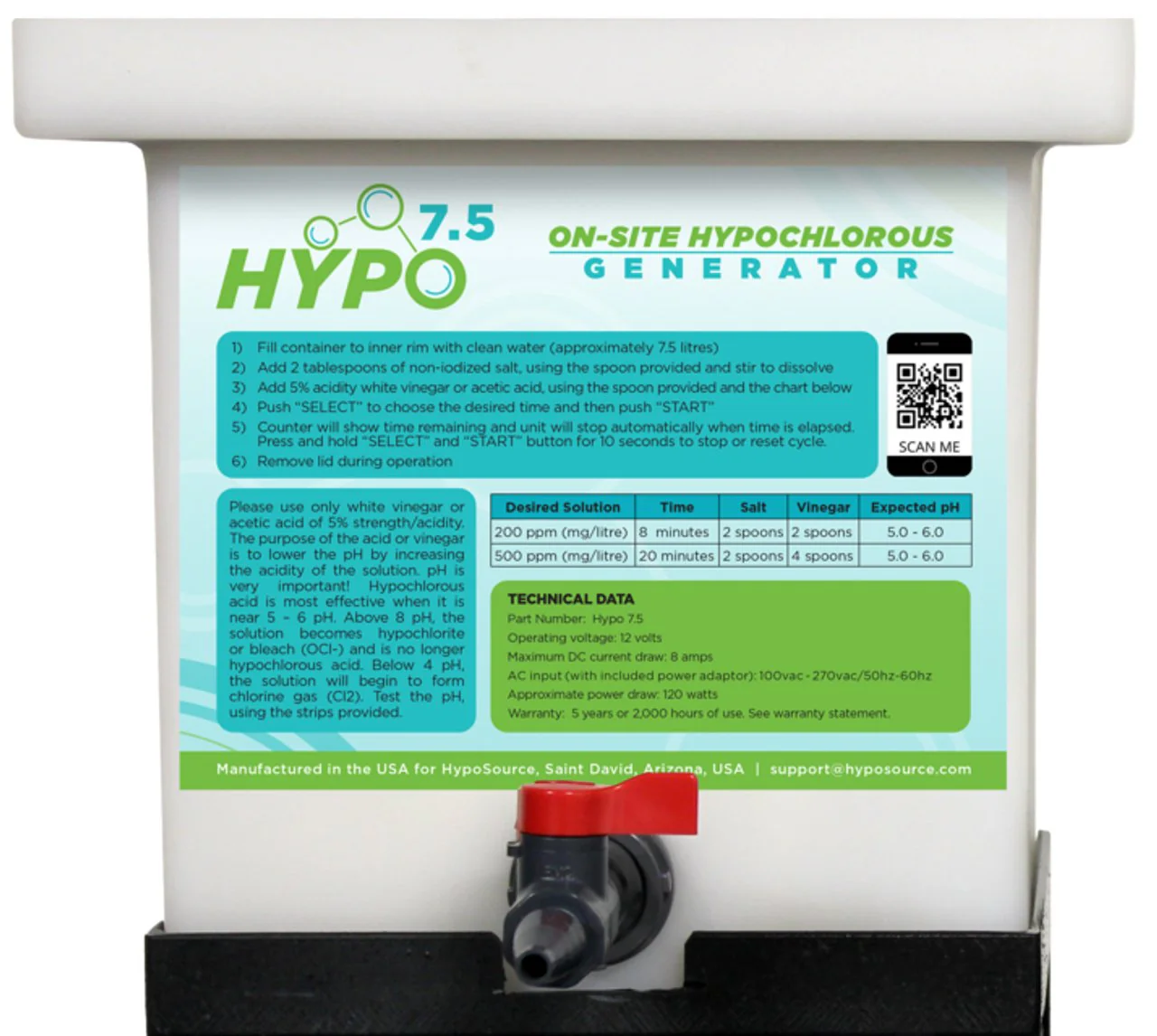 Hypo 7.5 Hypochlorous Acid Generator - Image 2
