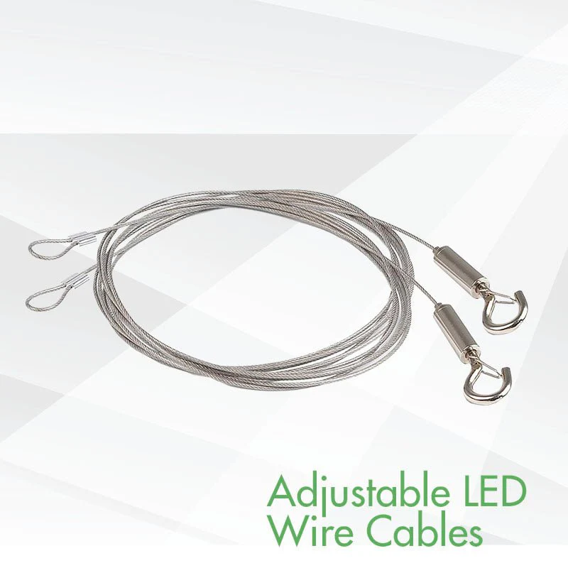 Iluminar Lighting Adjustable Led Wire Cables (4 Pack)