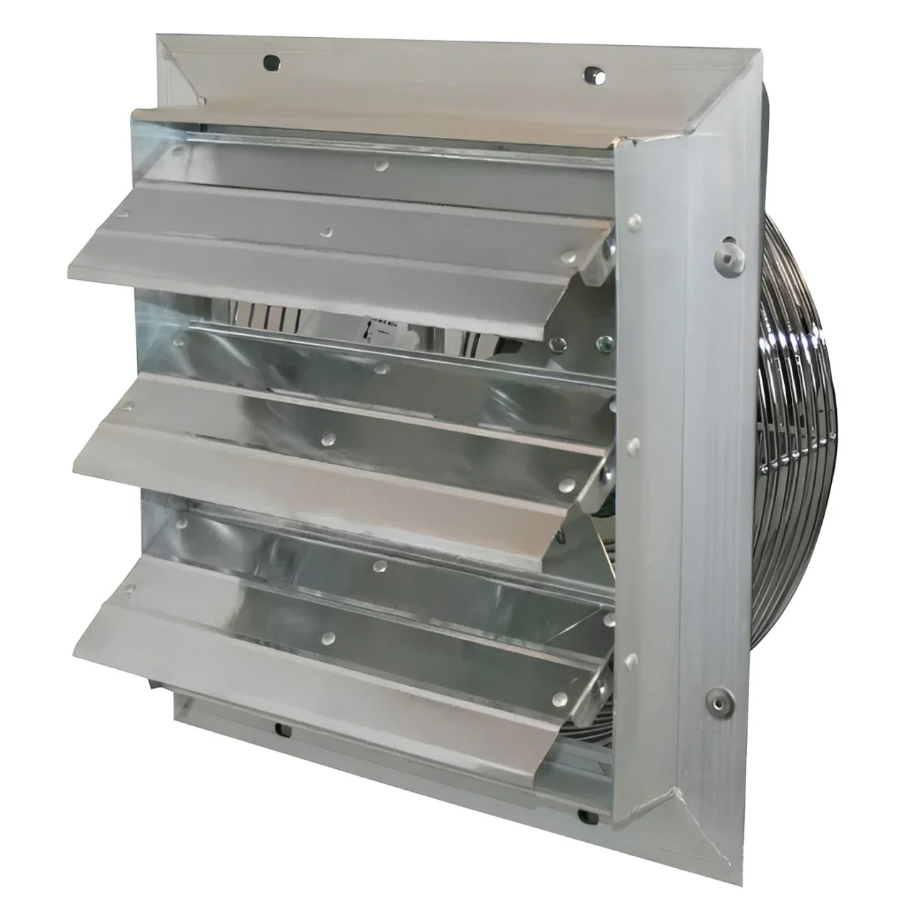 J&D Manufacturing ES Series Shutter Exhaust Fan with no Cord