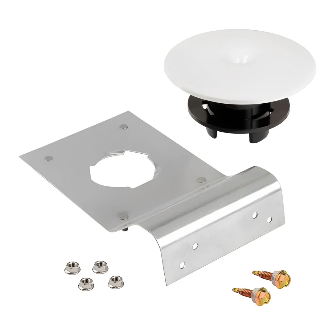 J&D Manufacturing PSC Mounting Inflation Blower Motor Bracket with Deflector