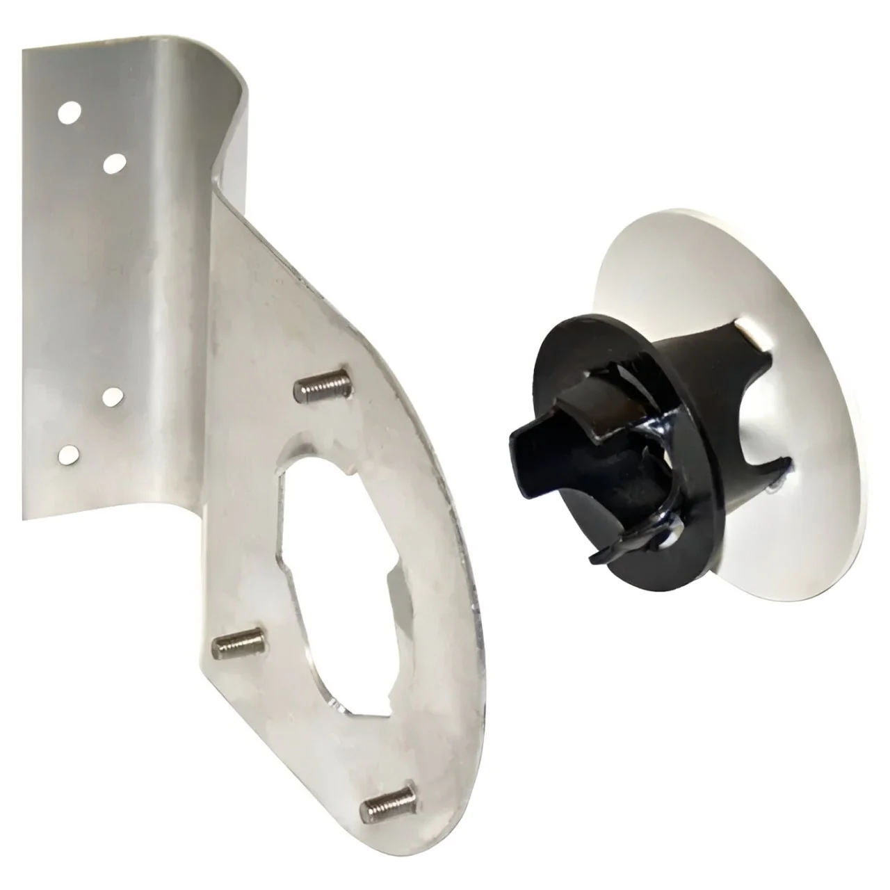 J&D Manufacturing PSC Mounting Inflation Blower Motor Bracket with Deflector - Image 2