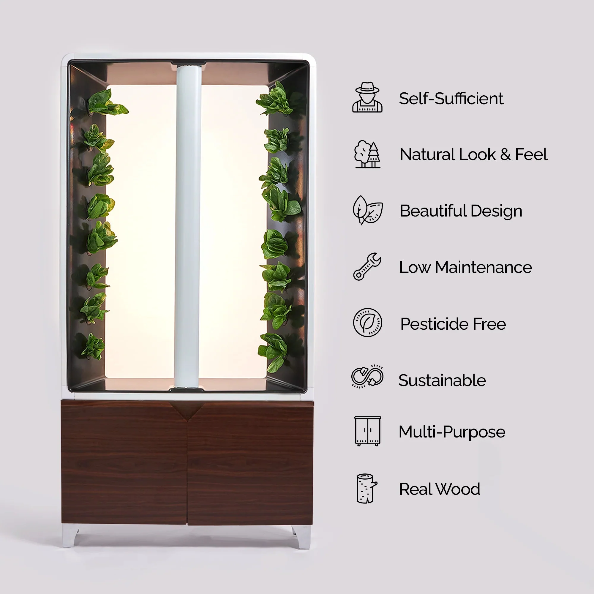 Just Vertical The AEVE - Vertical Indoor Herb and Vegetable Garden - Image 4