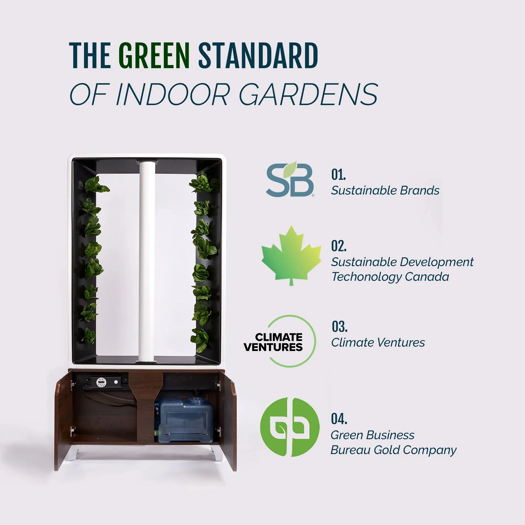Just Vertical The AEVE - Vertical Indoor Herb and Vegetable Garden - Image 5