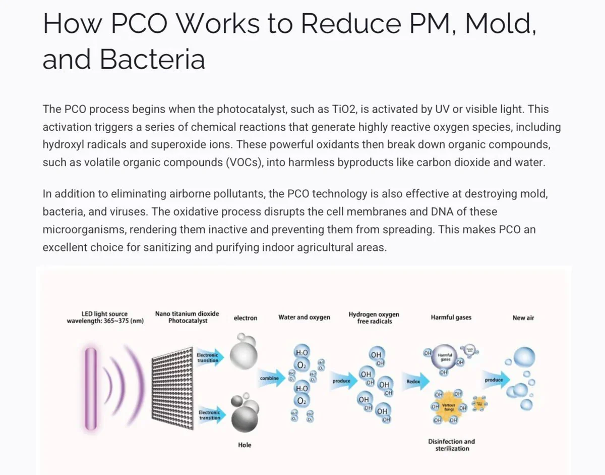 Mammoth Lighting - Air & Surface Sanitizer – HEPA + PCO + Plasma Technology - Image 4