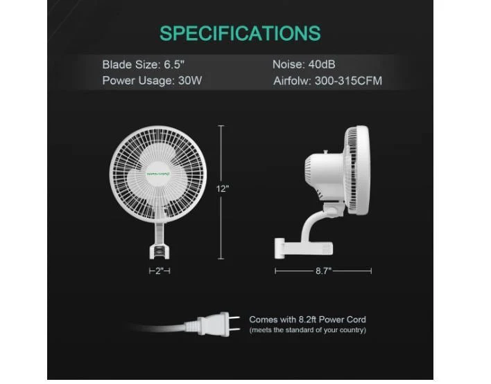 Mars Hydro Clip-On Fan - Image 6