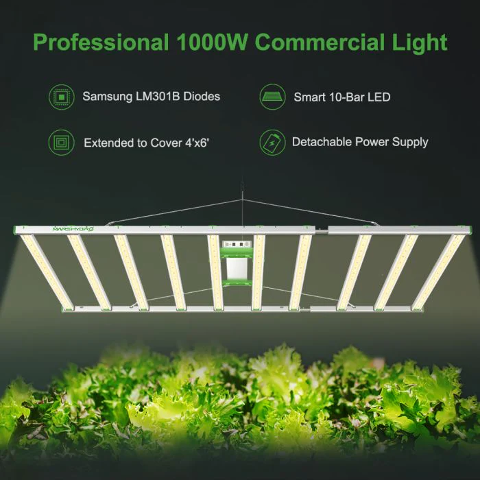 Mars Hydro FC-1000W-BT 1000 Watt LED Grow Light - Image 2