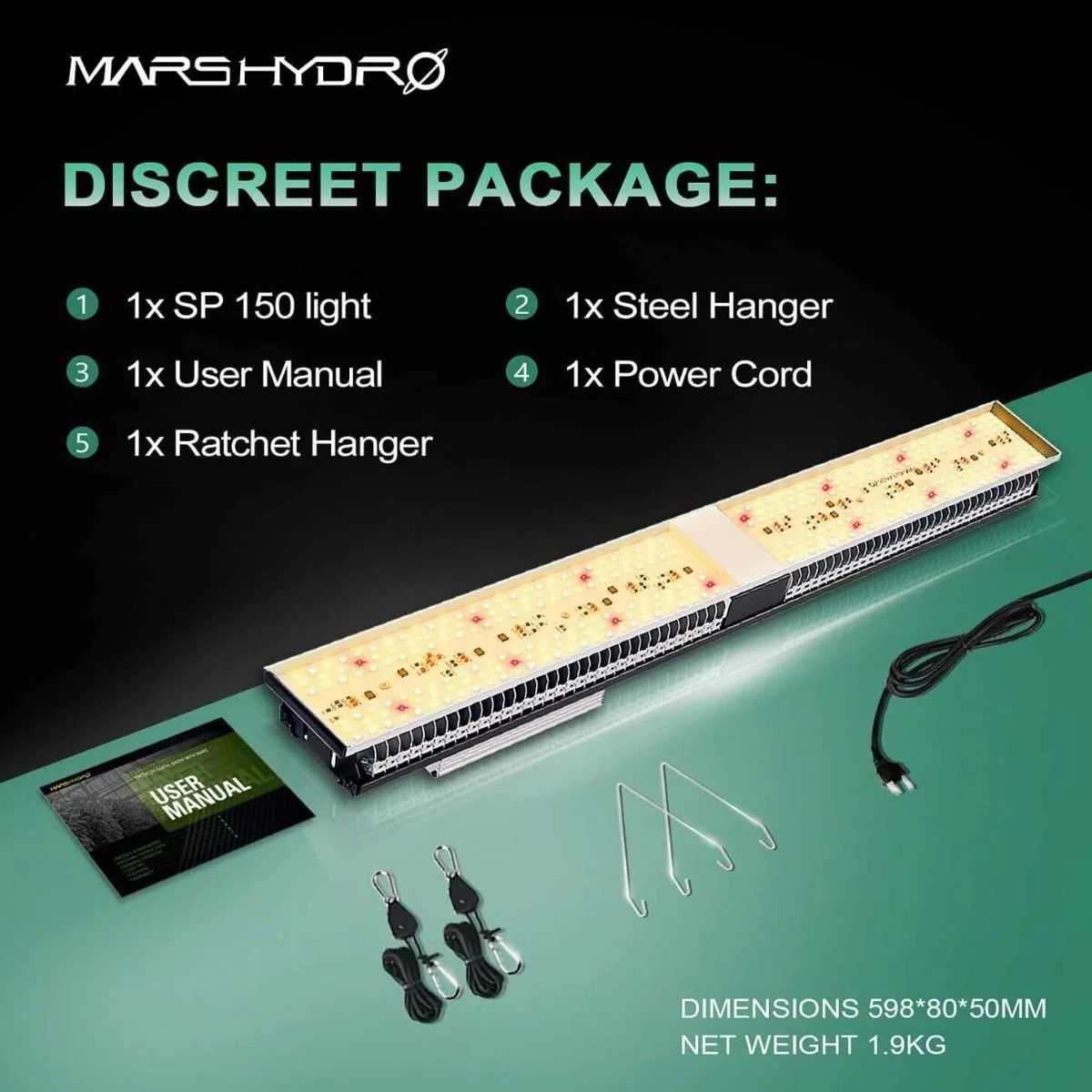 Mars Hydro SP-150 150 Watt LED Grow Light - Image 7