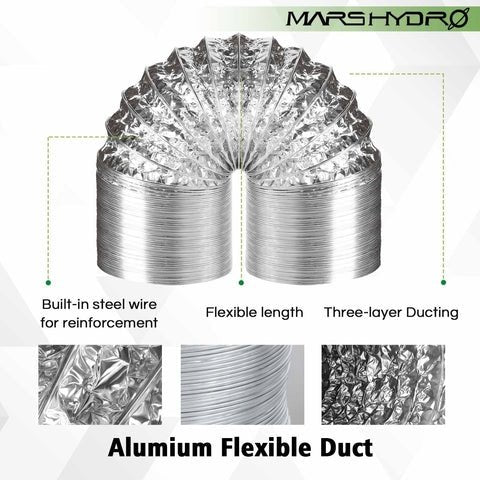 Mars Hydro 2x4 Grow Tent Kit w/ SP 3000 LED Grow Light - Image 8