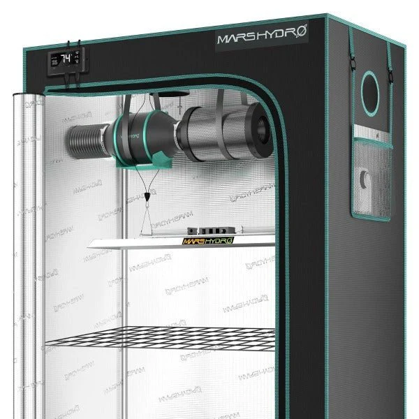 Mars Hydro 2x4 Thermostat Controlled Grow Tent Kit w/ TSL 2000 LED Grow Light - Image 9