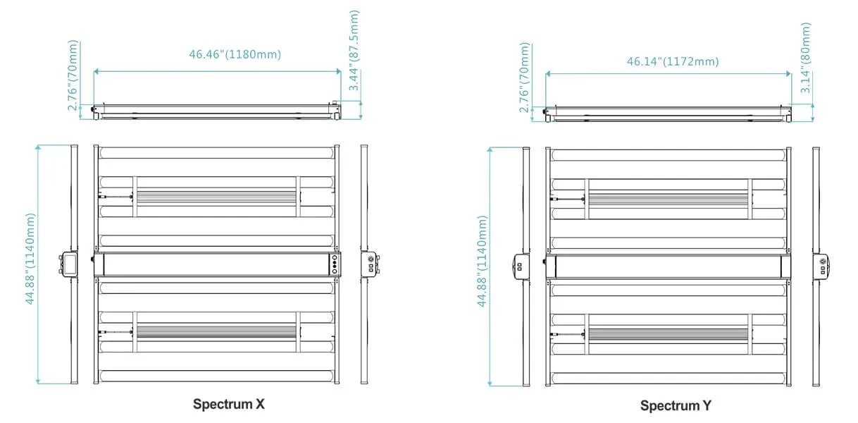 Medic Grow Spectrum X 880 Watt Full Spectrum LED Grow Lights - Image 7