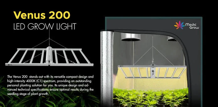 MedicGrow Venus 200 Watt Vegetative LED Grow Light - Image 5