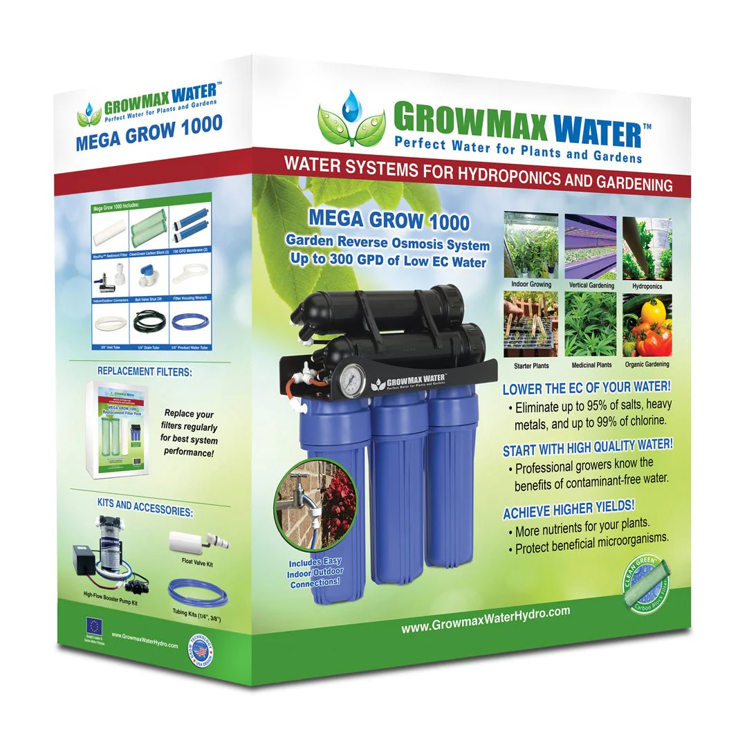 GrowMax Water Mega Grow 1000 GPD Reverse Osmosis Water Filtration System - Image 10
