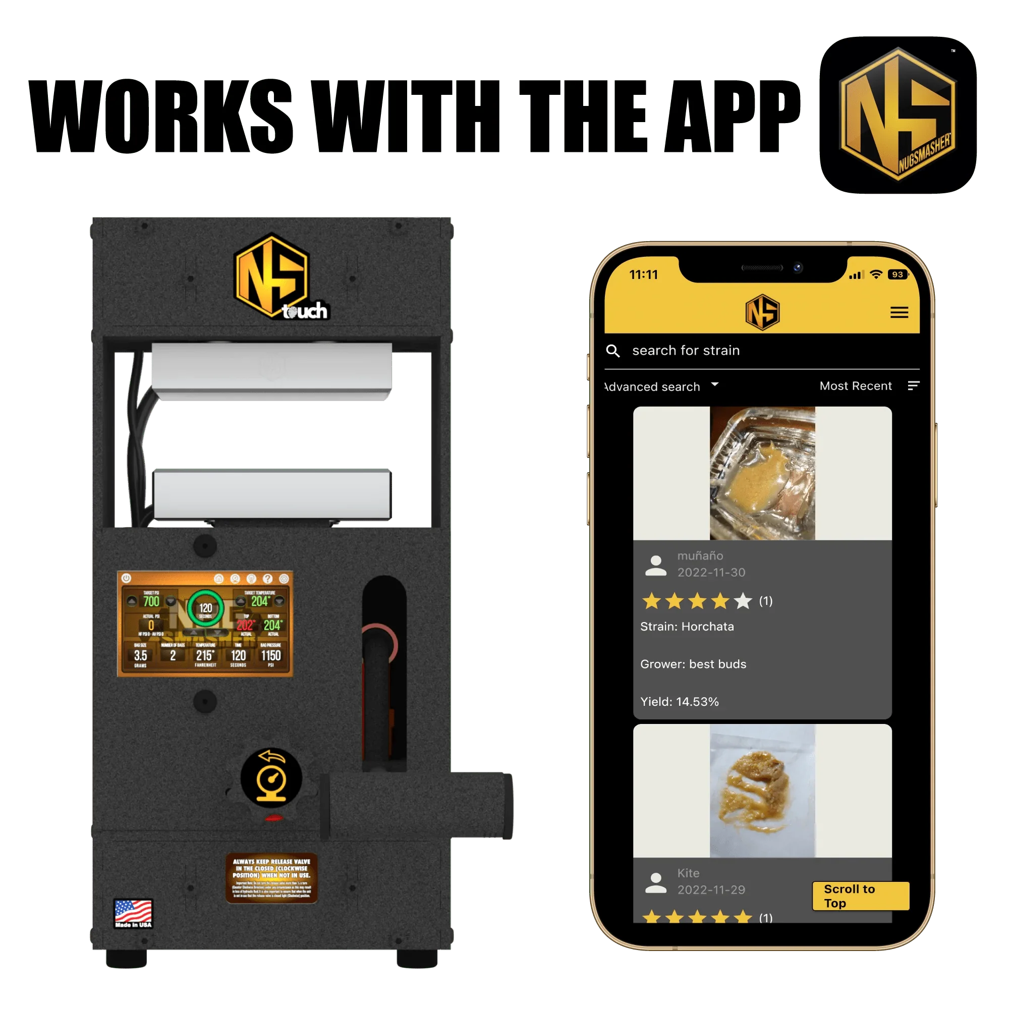 NugSmasher Touch 12 Ton Rosin Press Masters Bundle - Image 3
