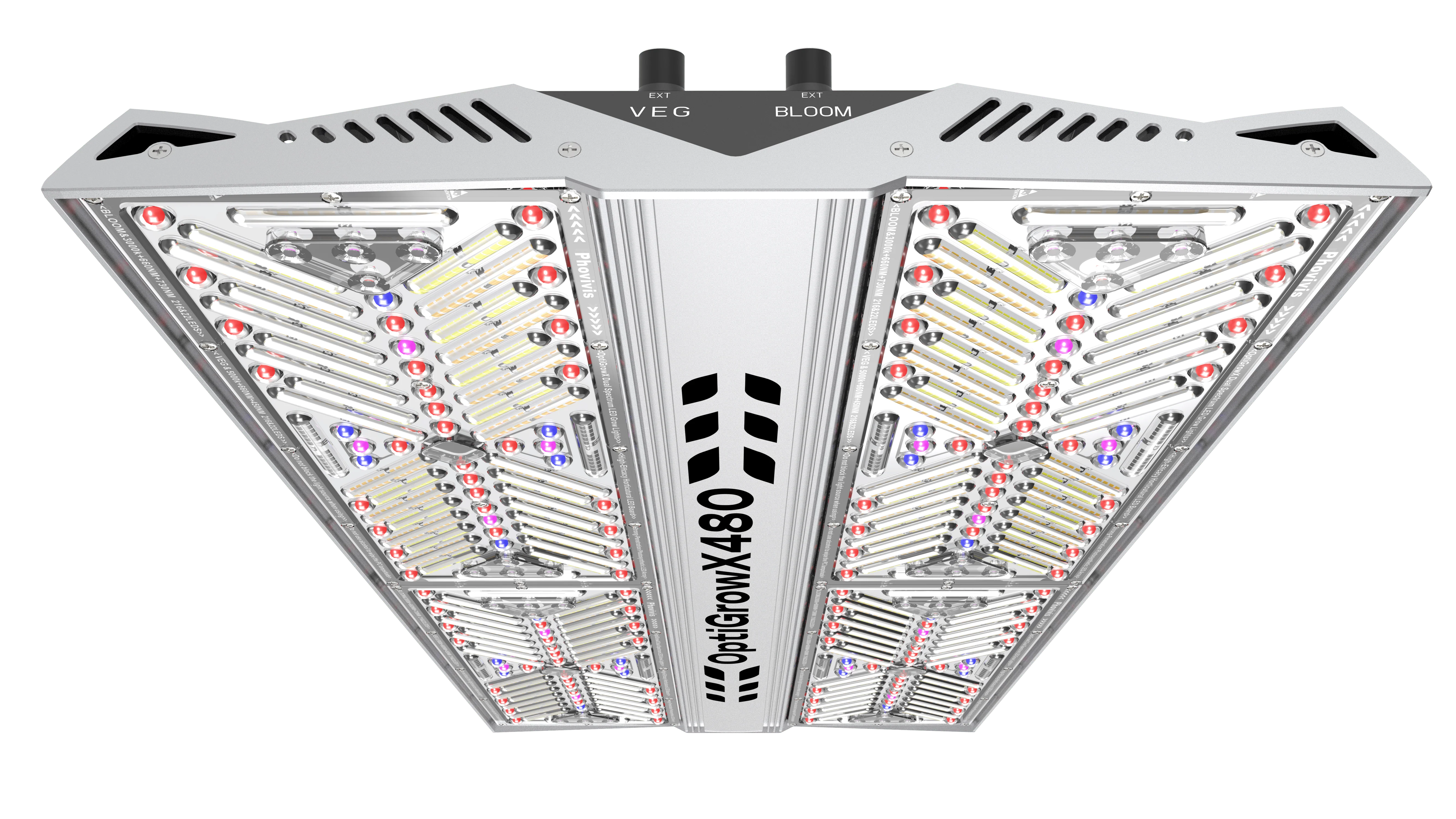 Phovivis OptiGrow X480 440W Full Spectrum LED Grow Light by Hortibloom - Image 2